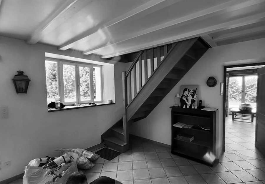 Les Sources Phase 1 — Entrée & escalier avant